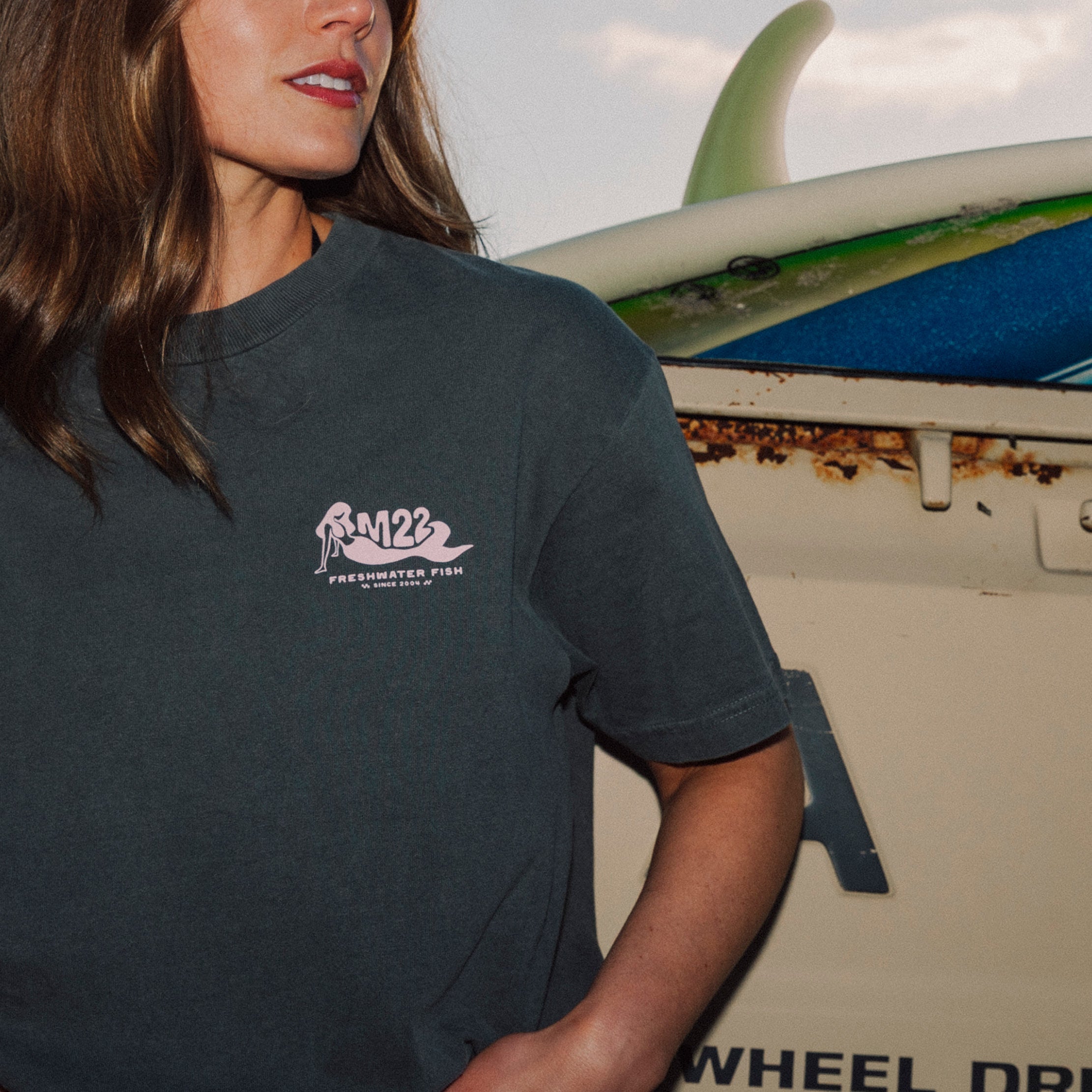 ミント★AMERI FISH TAIL TEE MERMAID T-SHIRT – M22