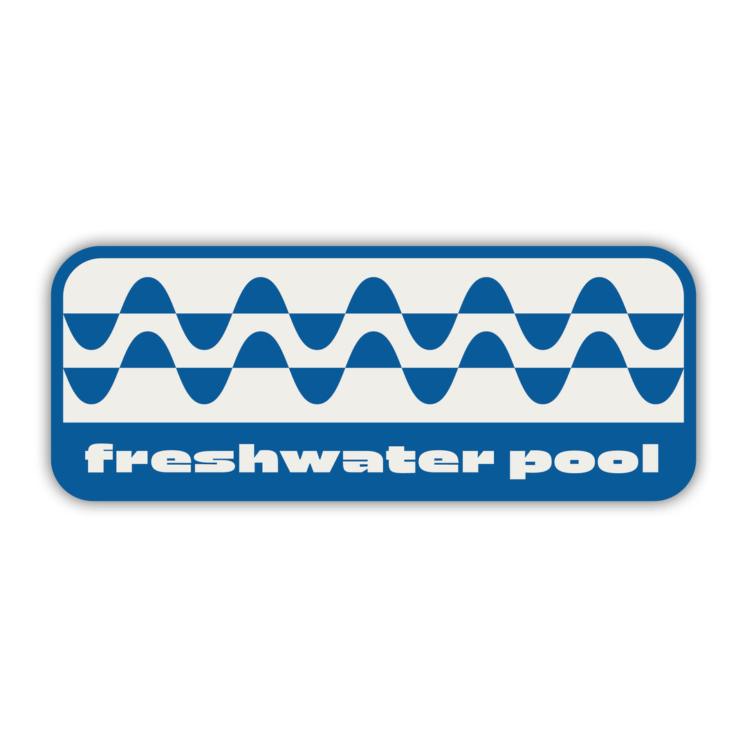 FRESHWATER POOL STICKER