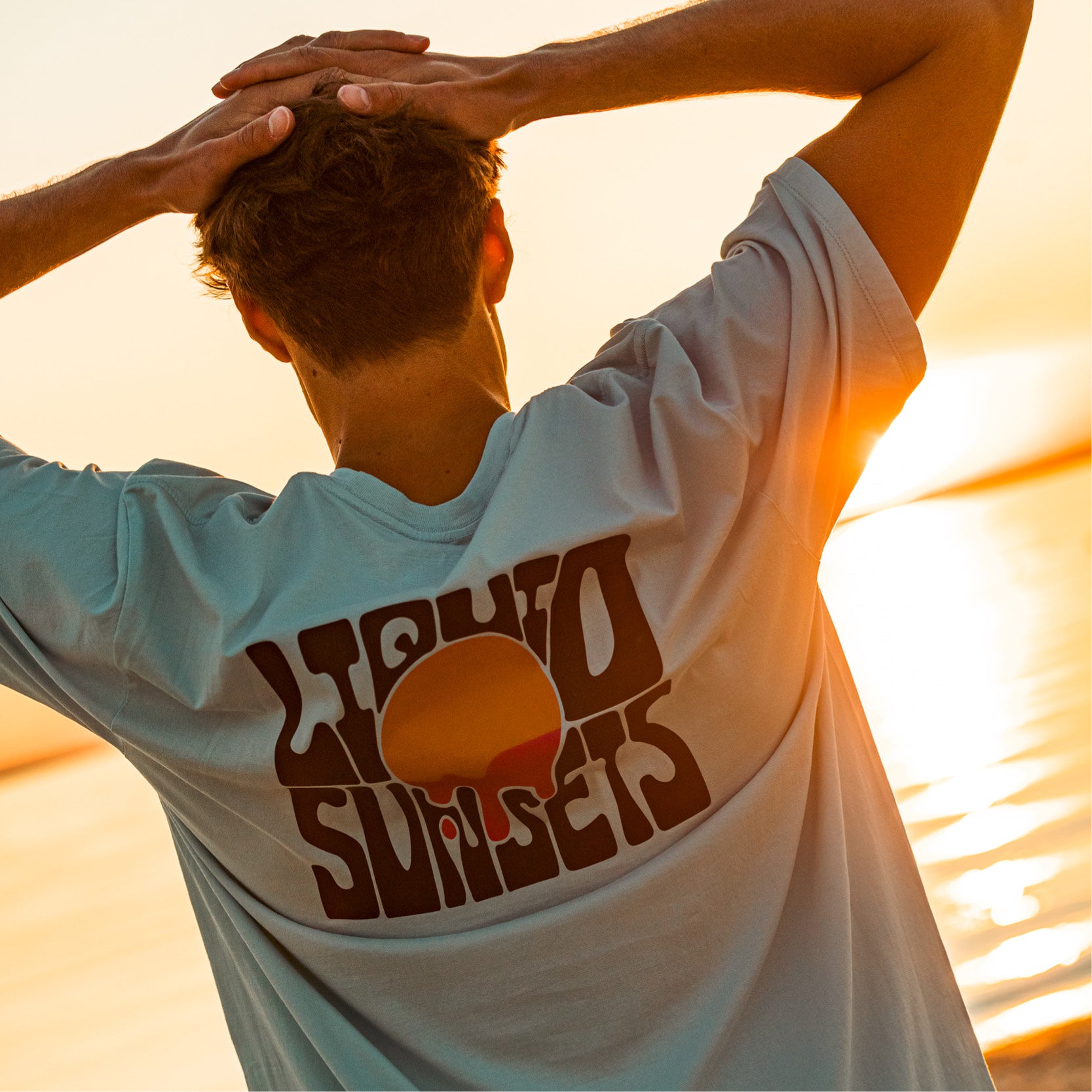 Tシャツ・カットソー COVERNAT Mesh Sunset Boat T-Shirt Navy Regulator Marine Sunset T-Shirt | Navy – Regulator Marine