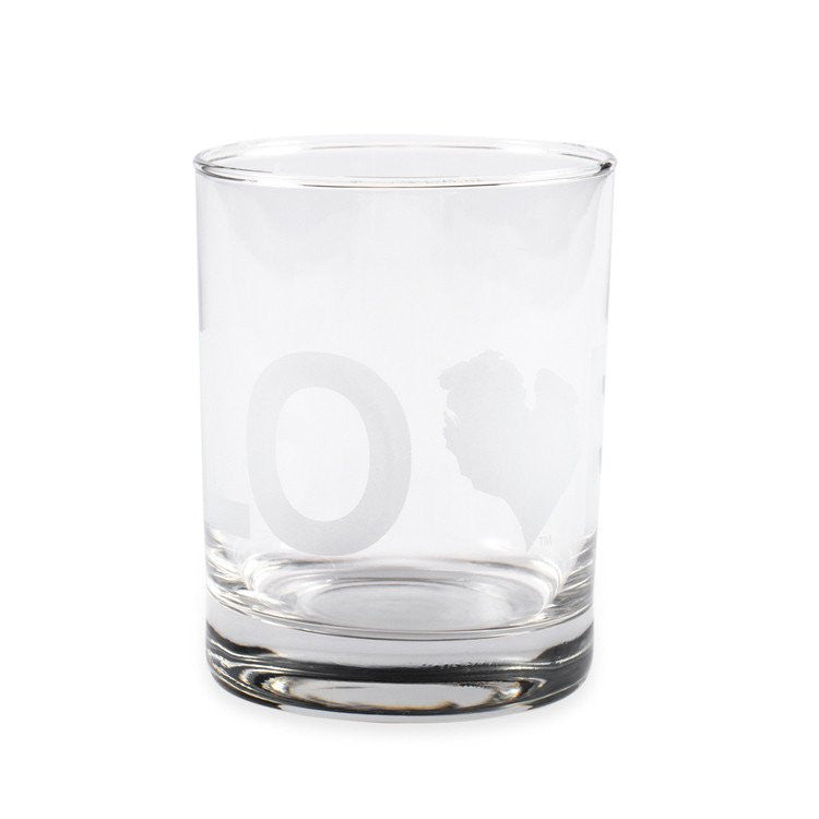LOVE ROCKS GLASS SET OF FOUR