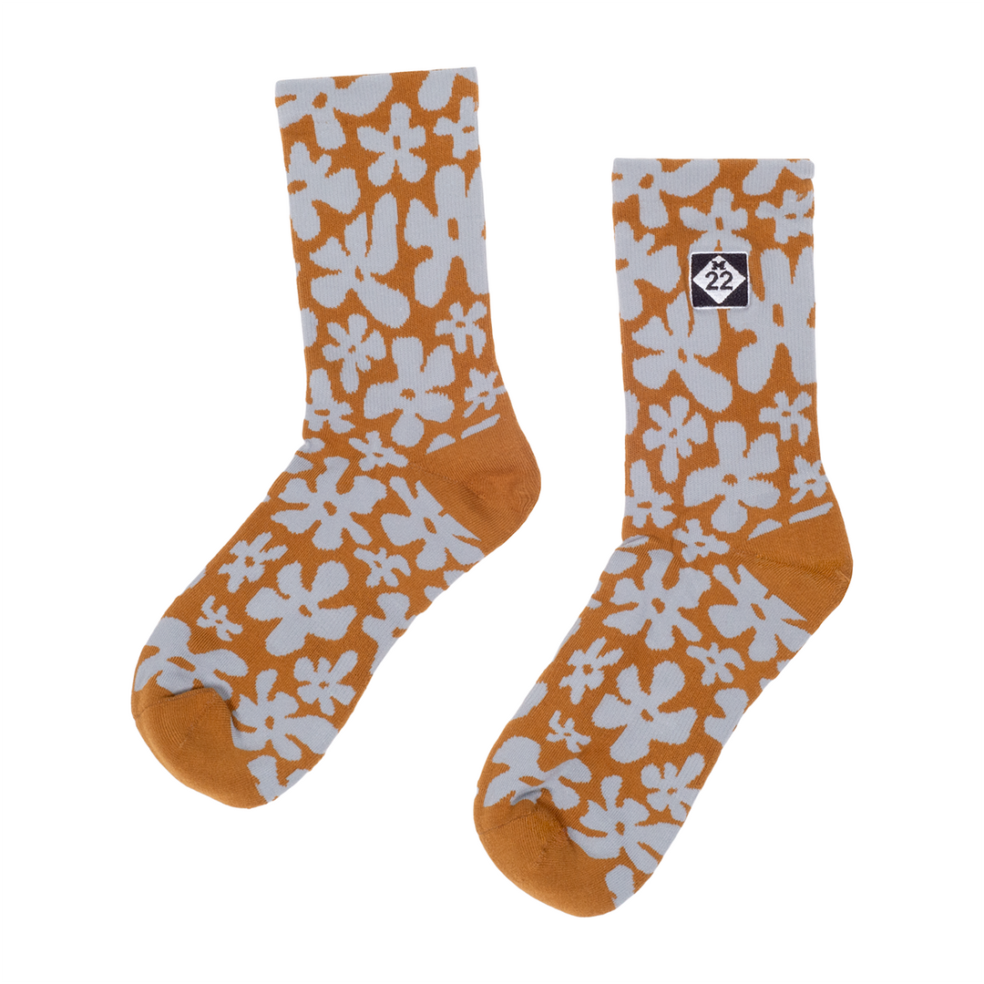 GROOVY FLORAL SOCK
