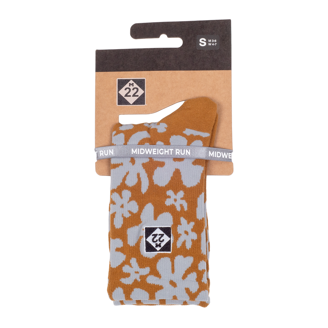 GROOVY FLORAL SOCK