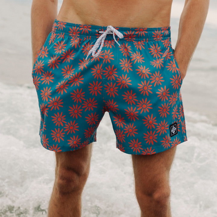 STOKED FLORAL VOLLEY SHORTS