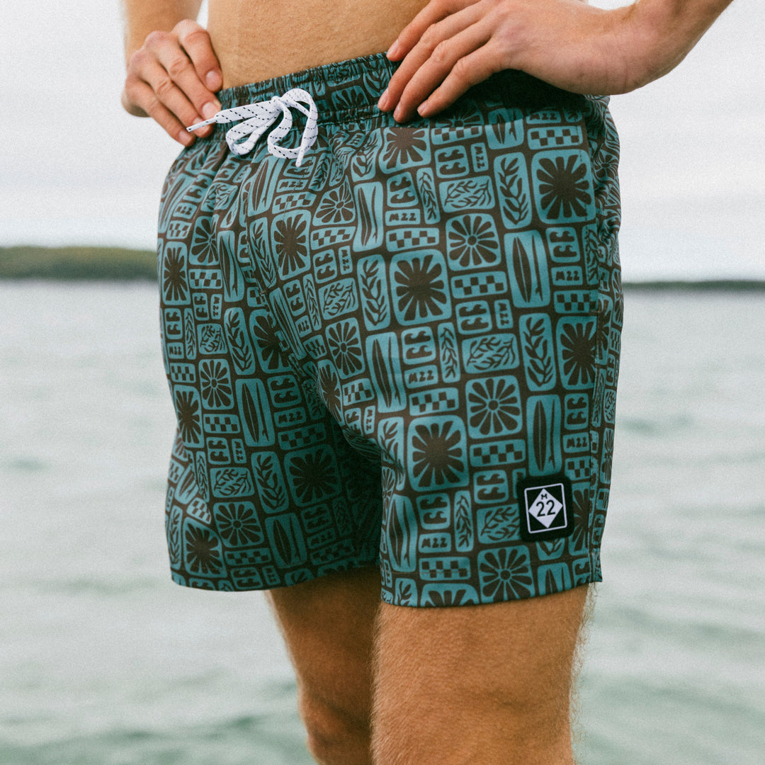 SURF BLOCK VOLLEY SHORTS