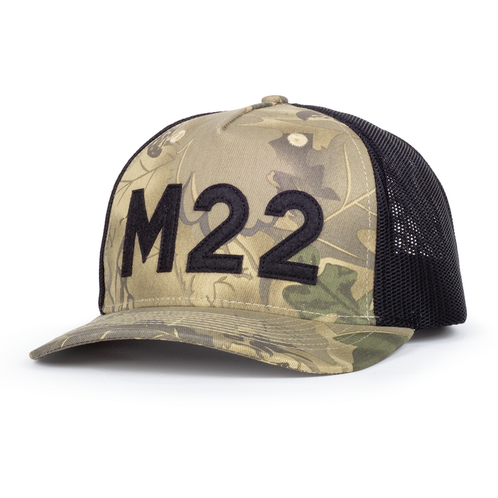 M22 FELT CAMO SNAPBACK