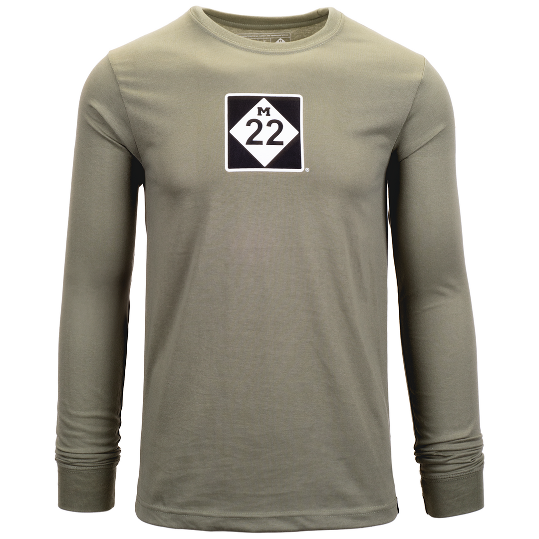 ☆MUCENT☆ Clover Lettering Long Sleeve 2 Color Unisex M22LongSleeveSage_5779013e-