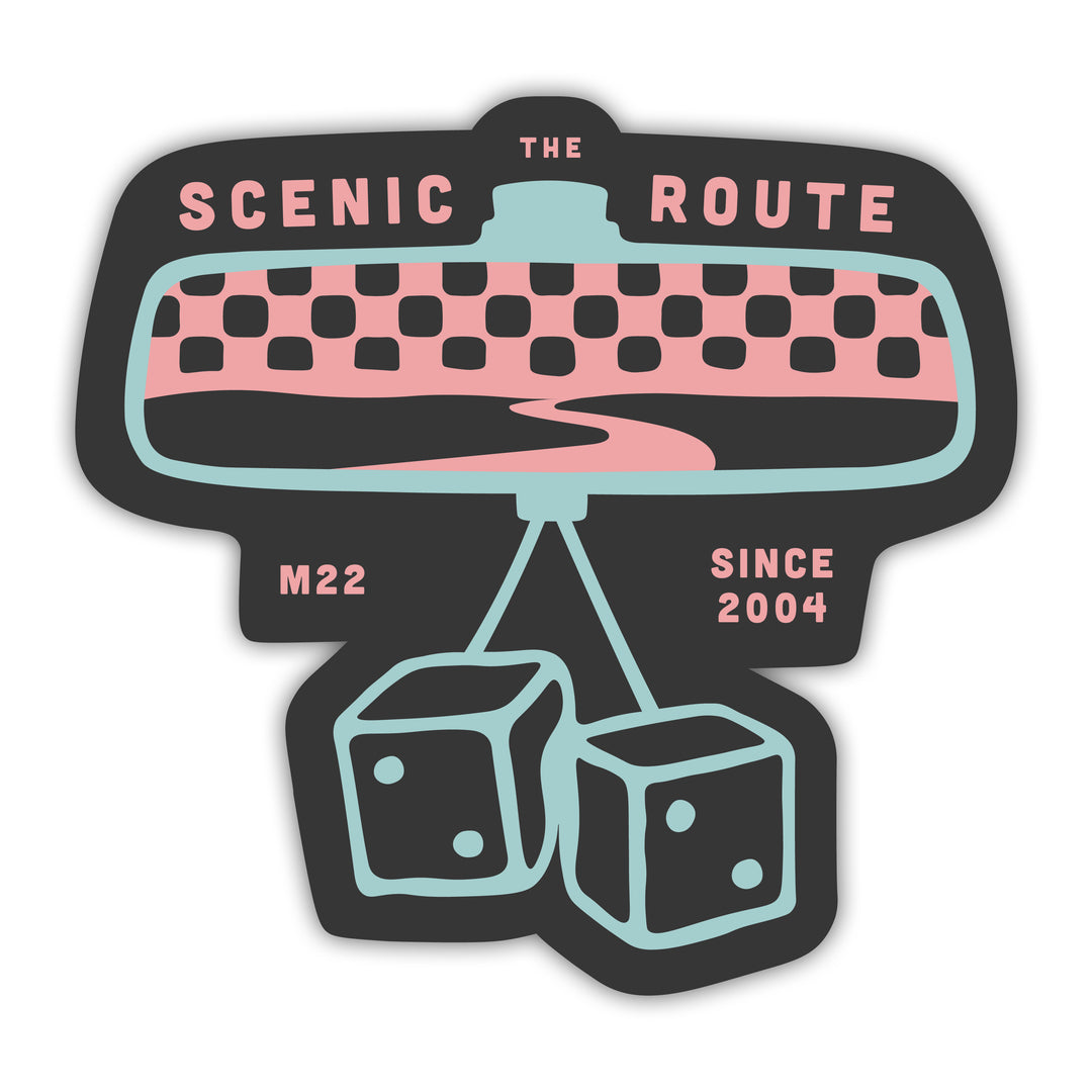 M22 Sticker THE SCENIC ROUTE STICKER – M22