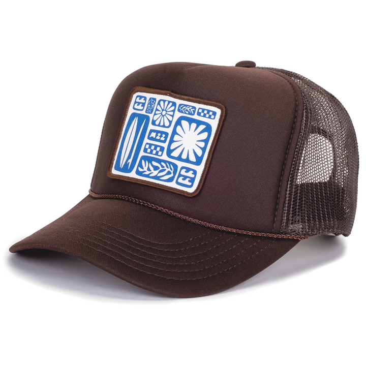 SURF BLOCK TRUCKER HAT
