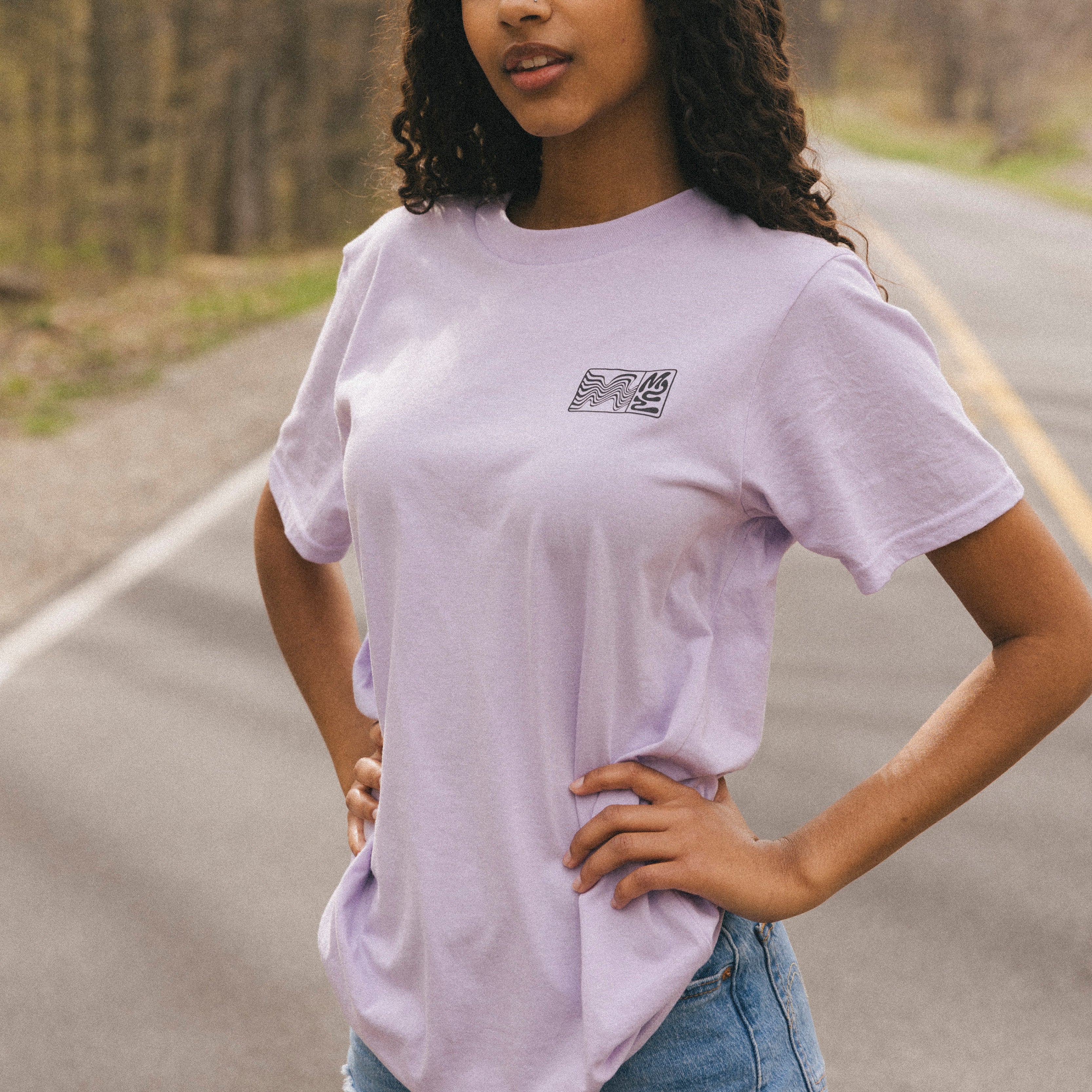 Tシャツ・カットソー UMBRO Flavor Graphic Loose Fit Short Sleeve T-shirt Violet B Mens Short Sleeve Printed T-Shirt - Purple | Benetton