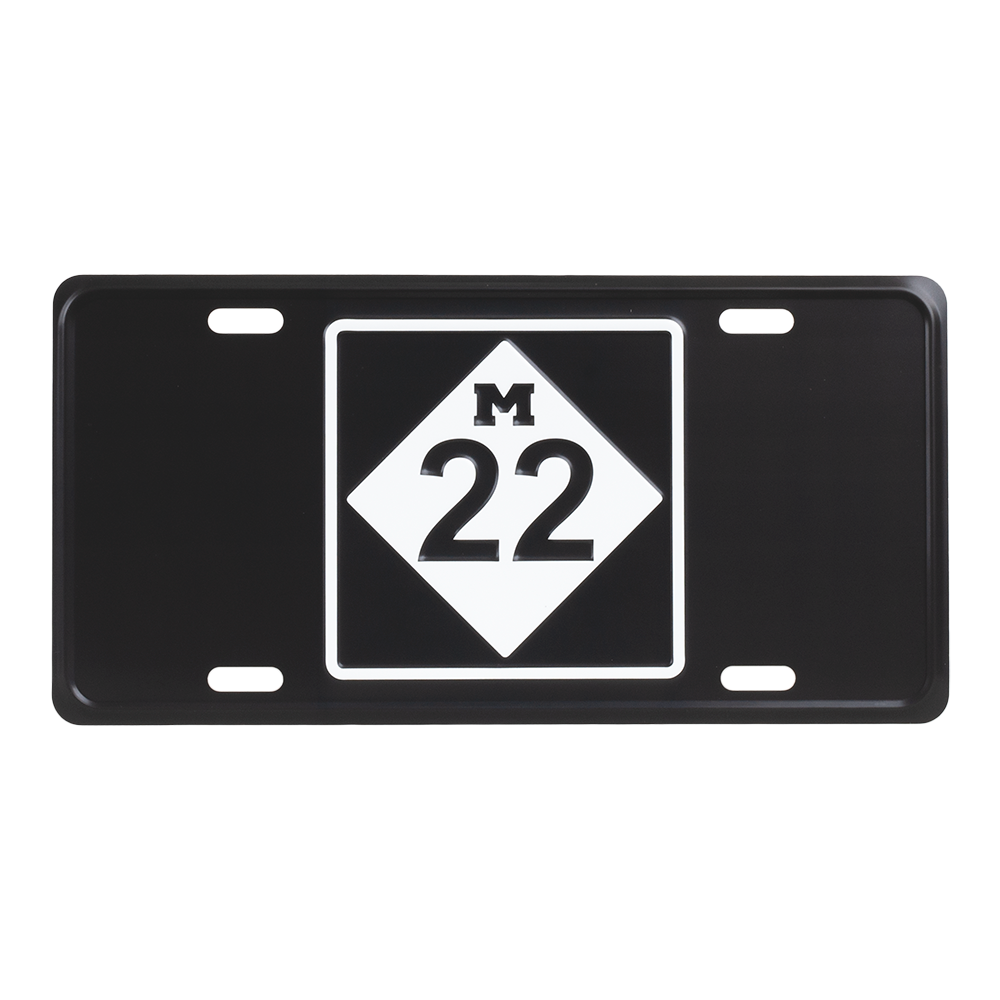 M22 Sticker M22 LICENSE PLATE