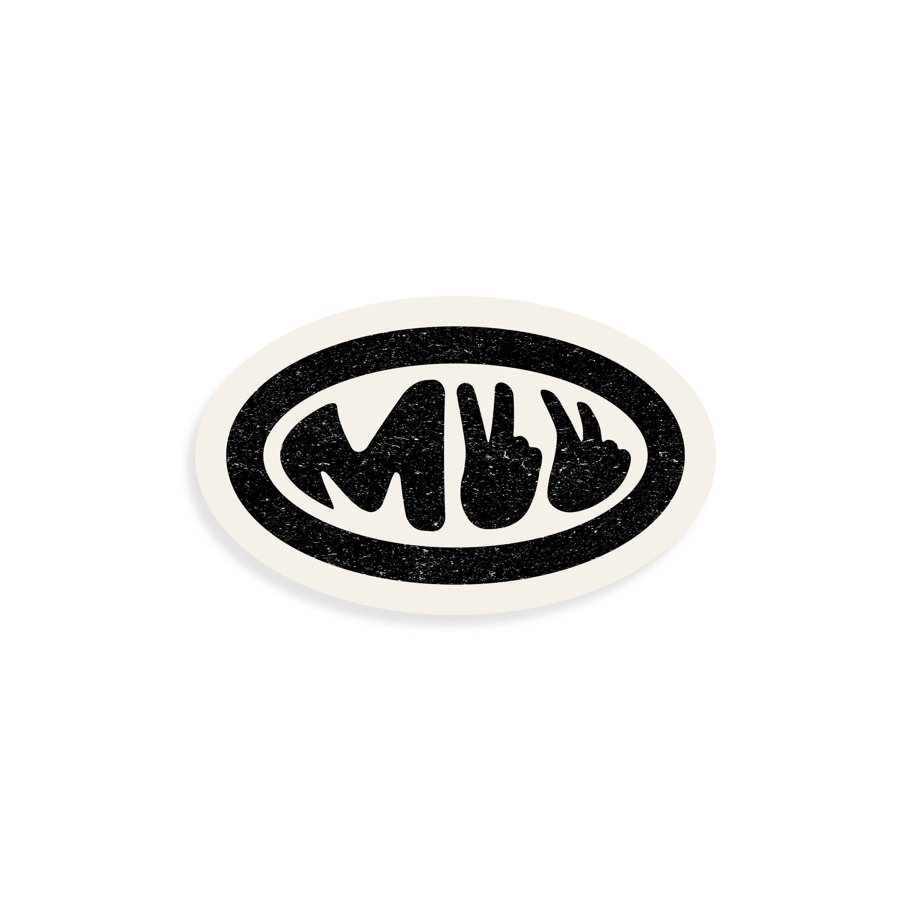 M22 Sticker PEACE OUT STICKER – M22