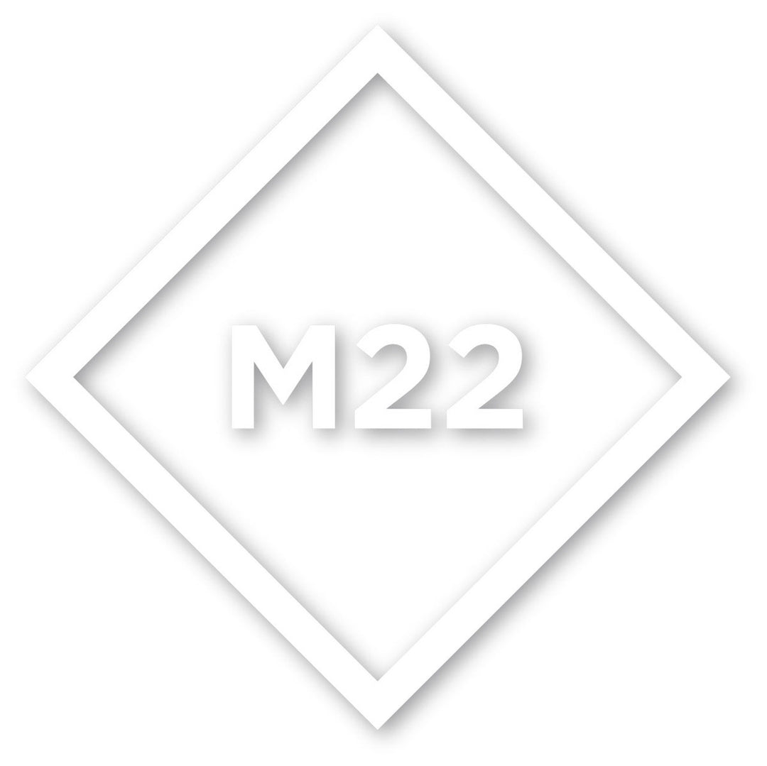 M22 Icon Die Cut Sticker