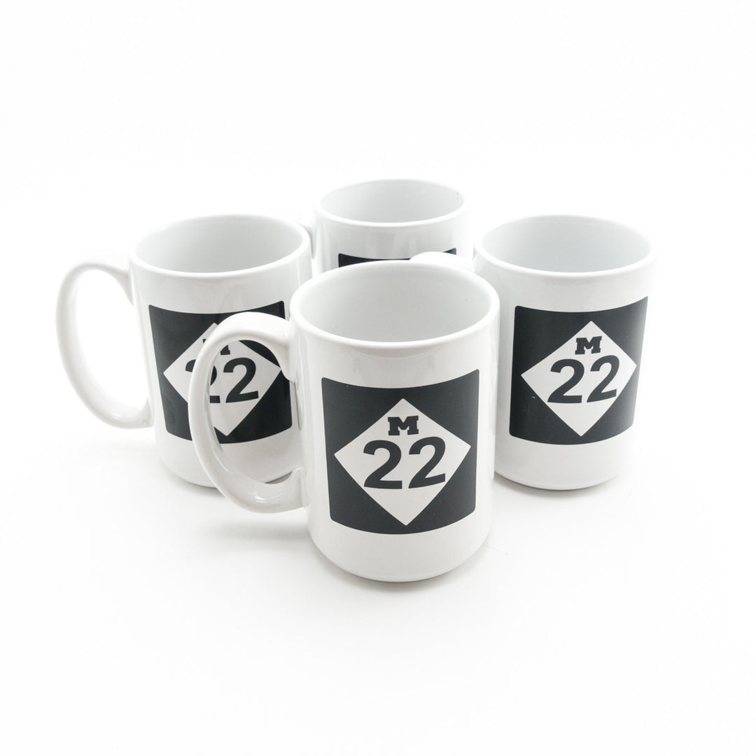 Rejoice Collection Four Piece Ceramic Coffee Mug Set