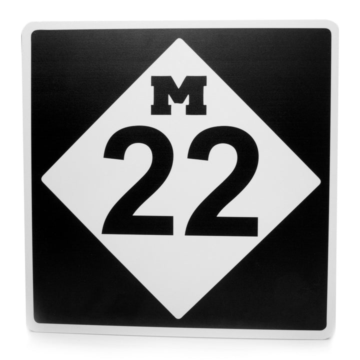 M22 METAL SIGN